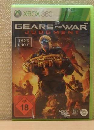 Диск з грою gears of war judgment для xbox 360, one, s, x, serie