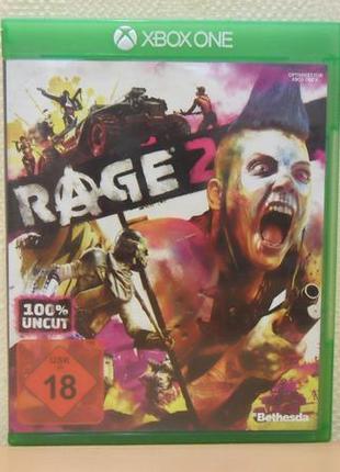 Диск з грою rage 2 для xbox one, one s, one x, x series