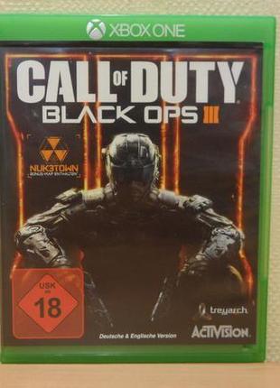 Диск з грою call of duty black ops 3 для xbox one, one s, one x,