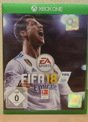 Диск с игрой fifa 18 для xbox one, one s, one x, series x