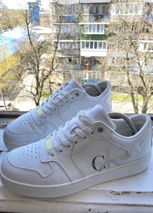 Оригинальный calvin klein jeans basket ym0ym00367 белый