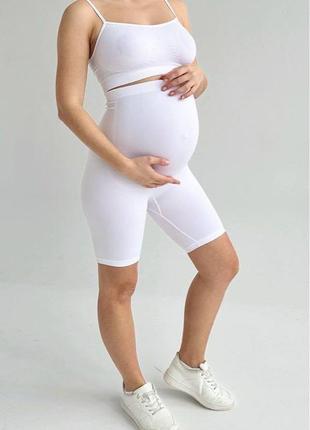 Одяг для вагітних | велосипедки | топи1 фото