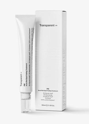 Засіб для лікування постакне transparent-lab pie acne red spot fading treatment