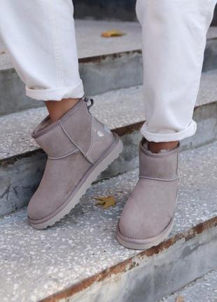 Уги ugg mini mokko glossiness угги9 фото