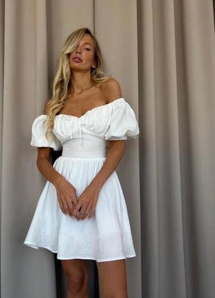 Сукня,з відкритим декольте, на затяжках, плаття на весну