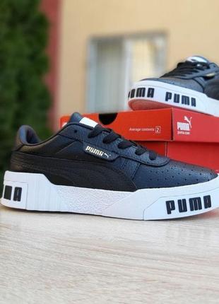 Чоловічі кросівки puma cali, чорні кеди