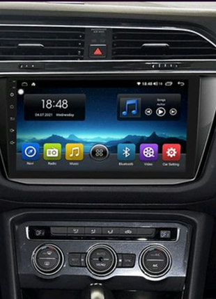 Магнітола volkswagen tiguan, carplay, bluetooth, usb, gps, 4g