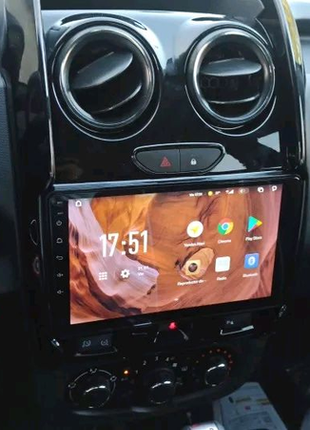 Магнітола renault duster, carplay, bluetooth, usb, gps, wifi, 4g