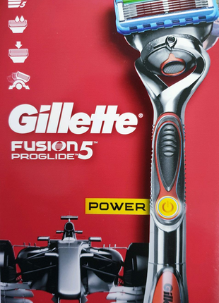 Станок gillette fusion proglide power з виброузлом + 1 лезо і 1