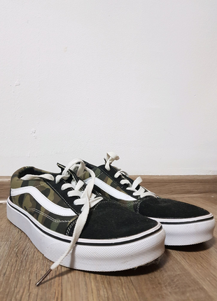 Кеди камуфляжні vans