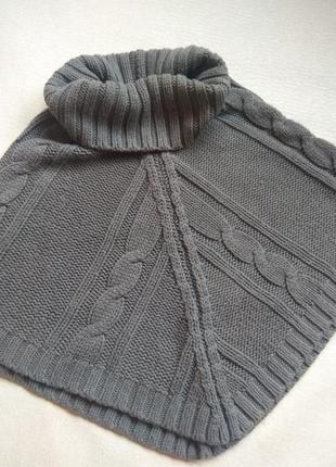 Теплая вязаная кофта/свитер под горло john cabot,вязка світер теплий3 фото