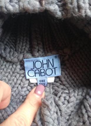 Теплая вязаная кофта/свитер под горло john cabot,вязка світер теплий4 фото