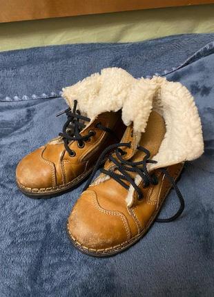 Зимние детские ботинки bartek ( размер указан 24)
