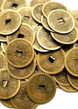 Монета бронзовый цвет 10 монет bm