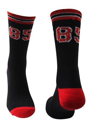 Шкарпетки спортивні для баскедболу чорні унісекс 41-44