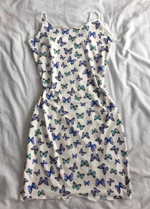 Белое мини платье от shein