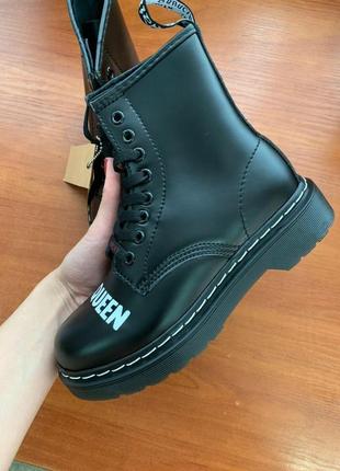 Dr martens женские ботинки мартенс без меха6 фото