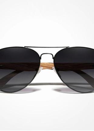 Мужские поляризационные солнцезащитные очки kingseven z5518 black2 фото