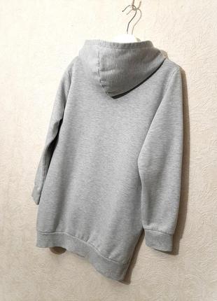 Disney at george толстовка с капюшоном худи серая утеплённая начёс/флис женская 46 48 506 фото