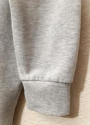 Disney at george толстовка с капюшоном худи серая утеплённая начёс/флис женская 46 48 507 фото