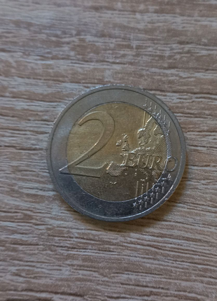 Монета франції 2 євро 2013 р. "50 років франко-німецького договор2 фото