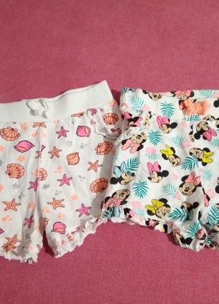 Шортики на девочку 4-5 лет