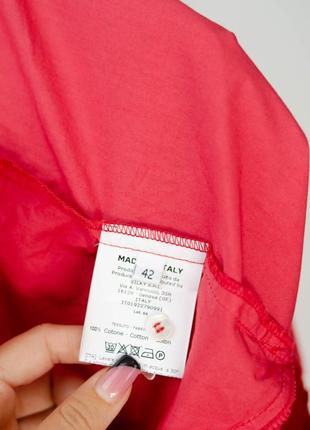Rosso35 итальянская блуза свободного кроя, дизайнерская рубашка интересного кроя8 фото