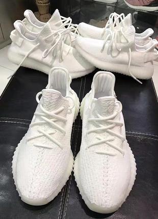 Кросівки adidas yeezy boost 350 v2 triple/white 1в1 як оригінал