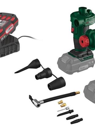 Набір компресор та насос parkside з акб 2ач 20в та зу 2.4ач 20в німеччина