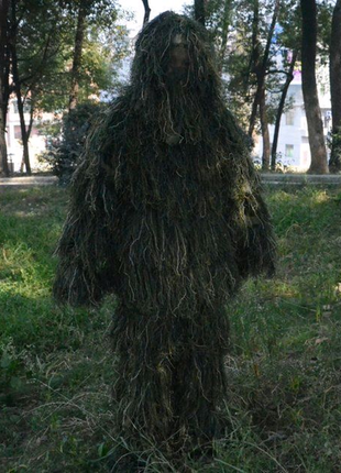 Зелений маскувальний костюм ghillie кікімора легкий військовий з2 фото