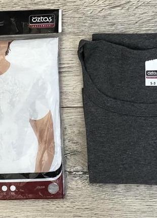 Футболка мужская oztas 1060 хлопок турция . размер : s
