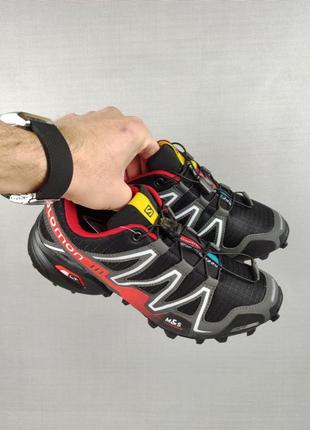 Кросівки salomon speedcross grid black/red4 фото