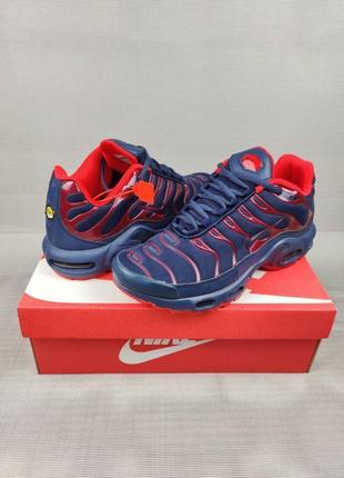 Nike air max plus tn blue&red7 фото