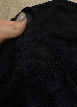 Очень красивое темно синее платье bershka 3