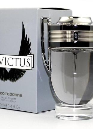 Paco rabanne invictus, чоловіча туалетна вода 100 ml