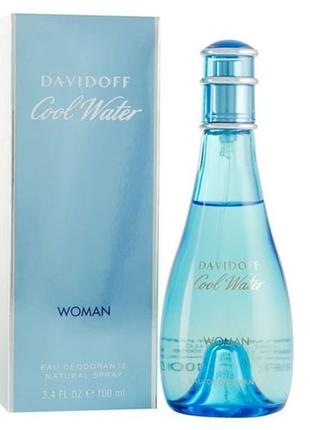 Davidoff cool water woman, туалетна вода для жінок, 100 ml