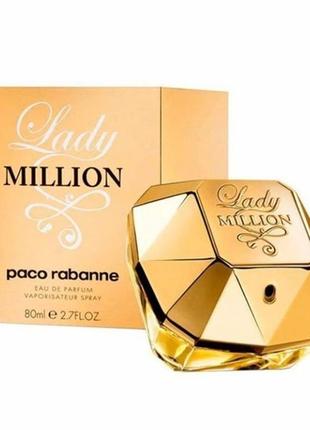 Paco rabanne lady million, парфумована вода для жінок, 80 ml