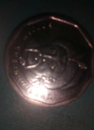 Монета 5 гривень 2019 року1 фото