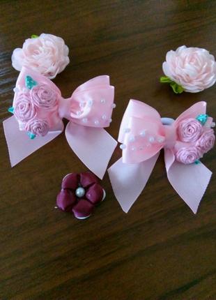 Бант из репсовой ленты