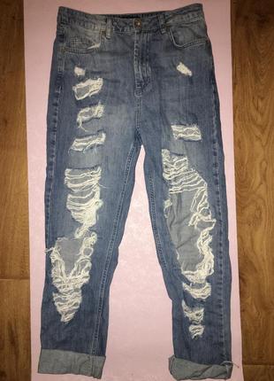 Джинсы рваные missguided