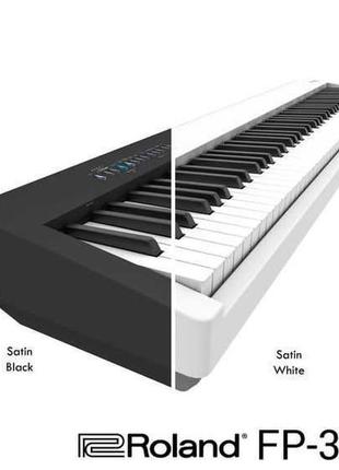 Цифровое пианино цифрове піаніно roland fp-30x wh/bk в наявнос...