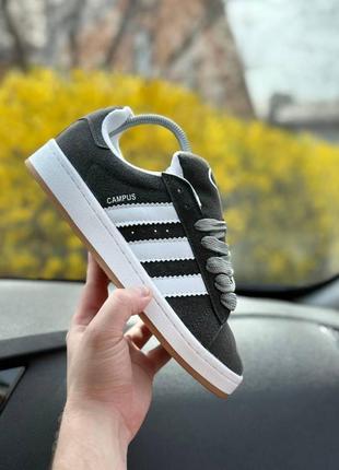 Мужские кроссовки adidas campus grey , мужские кроссовки адидас кампус серые1 фото