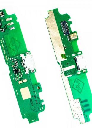 Шлейф lenovo s650 микрофона, коннектора зарядки, с компонентами, плата зарядки