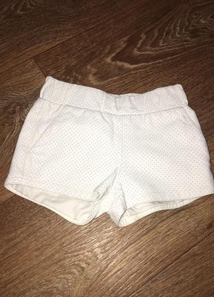 Кожаные шорты 0-6 мес