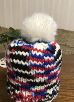 Шапочка тёплая ручная работа