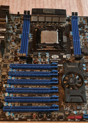 Sapphire pure black x79n + xeon e5-2670 комплект материнки та про