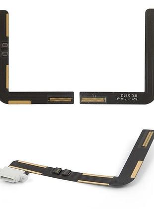 Шлейф apple ipad air, ipad 5 з конектором зарядки білий