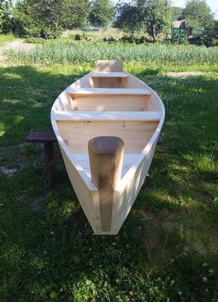 Лодка нова дерев'яна