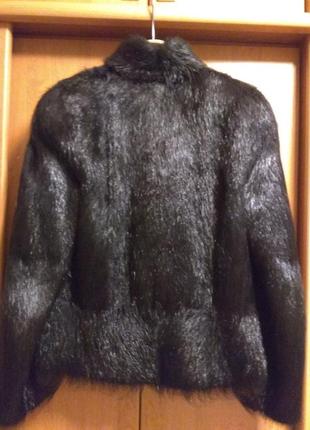 Куртка-полушубок  из нутрии2 фото