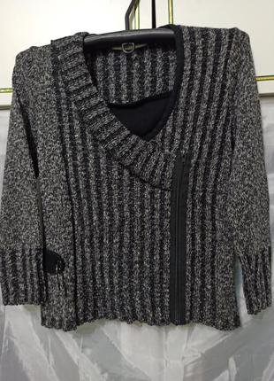 Женский вязаный свитер пуловер1 фото